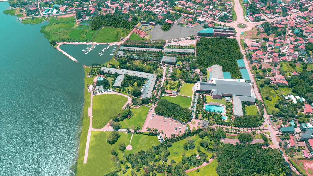 Munyonyo Commonwealth Resort- aerial view