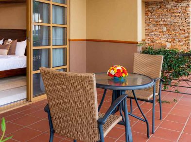speke resort munyonyo -deluxe room Balcony